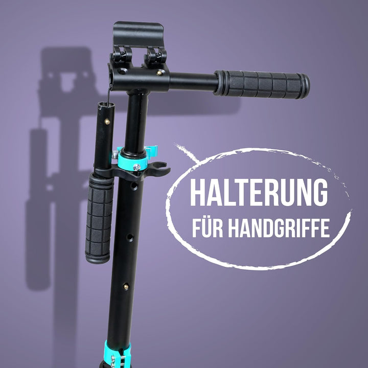Apollo 230mm Giant XXL Wheel City-Scooter - Hurricane, Roller mit Federung für Erwachsene, klappbar