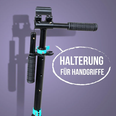 Apollo 230mm Giant XXL Wheel City-Scooter - Hurricane, Roller mit Federung für Erwachsene, klappbar