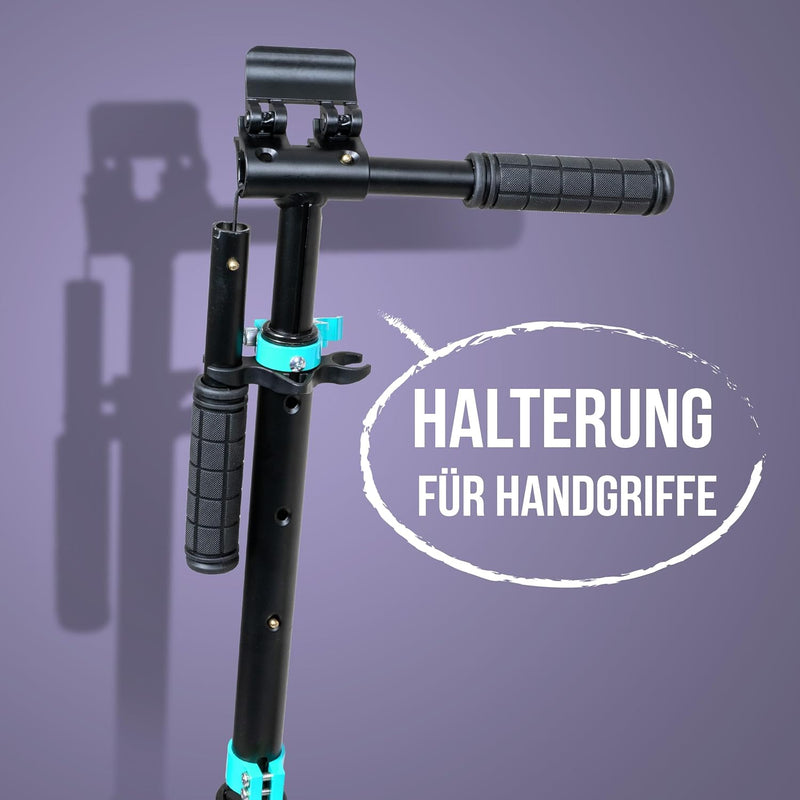 Apollo 230mm Giant XXL Wheel City-Scooter - Hurricane, Roller mit Federung für Erwachsene, klappbar