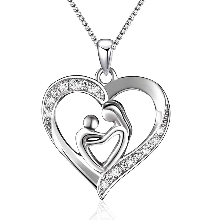 LIHELEI Handgefertigte Rosen Schmuck Geschenk Box mit Herz Kette Halskette für Damen, Geschenke für