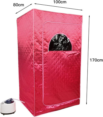 Tragbare Sauna Willowybe，Mini Dampfsauna für Zuhause，Einzel Portable Sauna Raum Kann Müdigkeit Linde