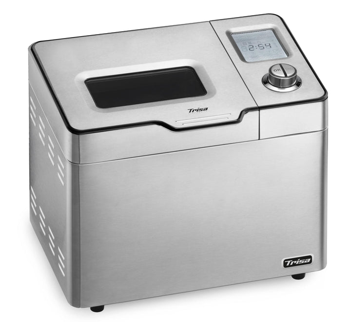 Trisa Le Bistro Brotbackautomat Edelstahl mit automatischem Zutatenspender, 25 Programme (inkl. Glut