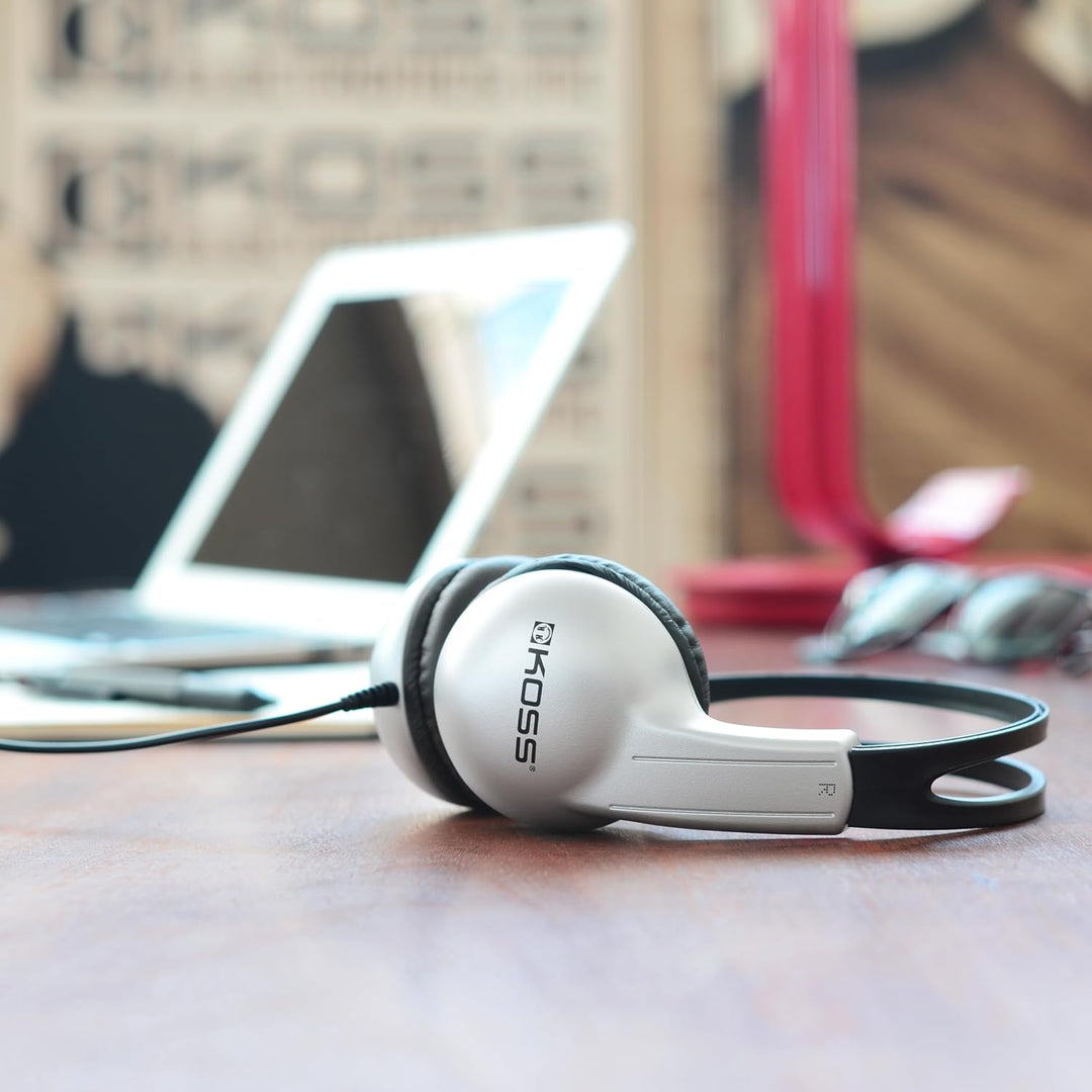 Koss UR10 Stereo Over-Ear Kopfhörer Kompatibel mit Smartphones, Laptops, Tablets und MP3 Geräten - S