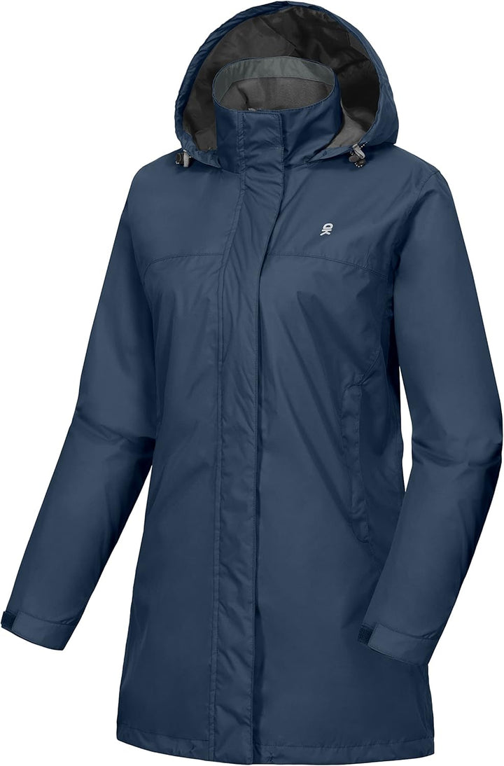 Little Donkey Andy Damen wasserdichte Regenjacke Leichte atmungsaktivem Regenjacke für Outdoor-Windb