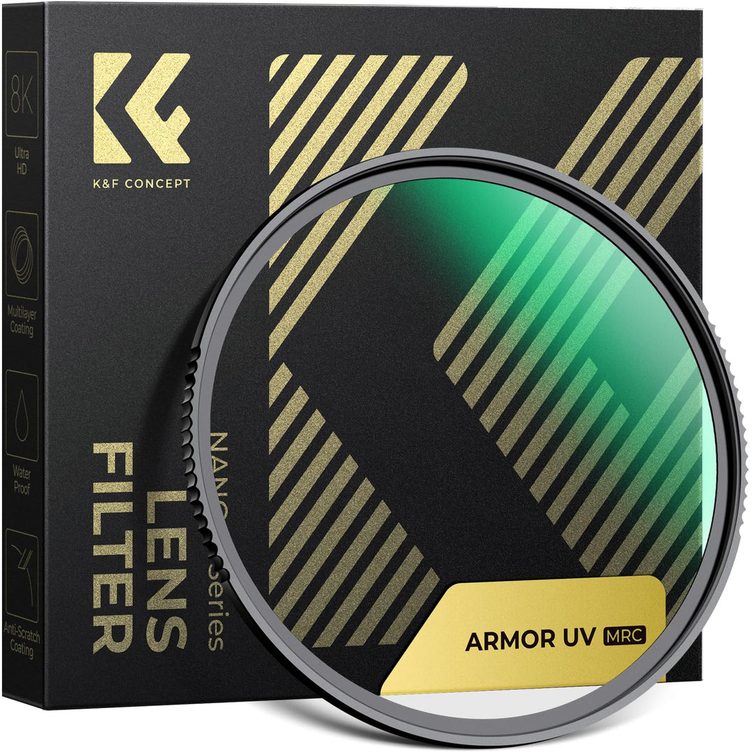 K&F Concept Nano X-Serie Armor UV Filter 46mm, Explosionsgeschützter UV-Filter Schutzfilter, 46mm