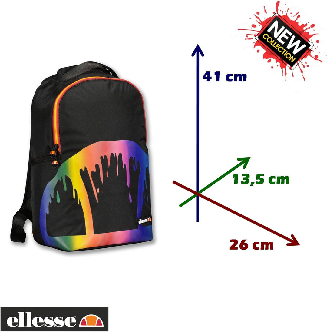 Ellesse Laptop-Rucksack, PC-Rucksack, Reiserucksack, Flugzeug, Handgepäck, Uni-Arbeit, wasserdicht,