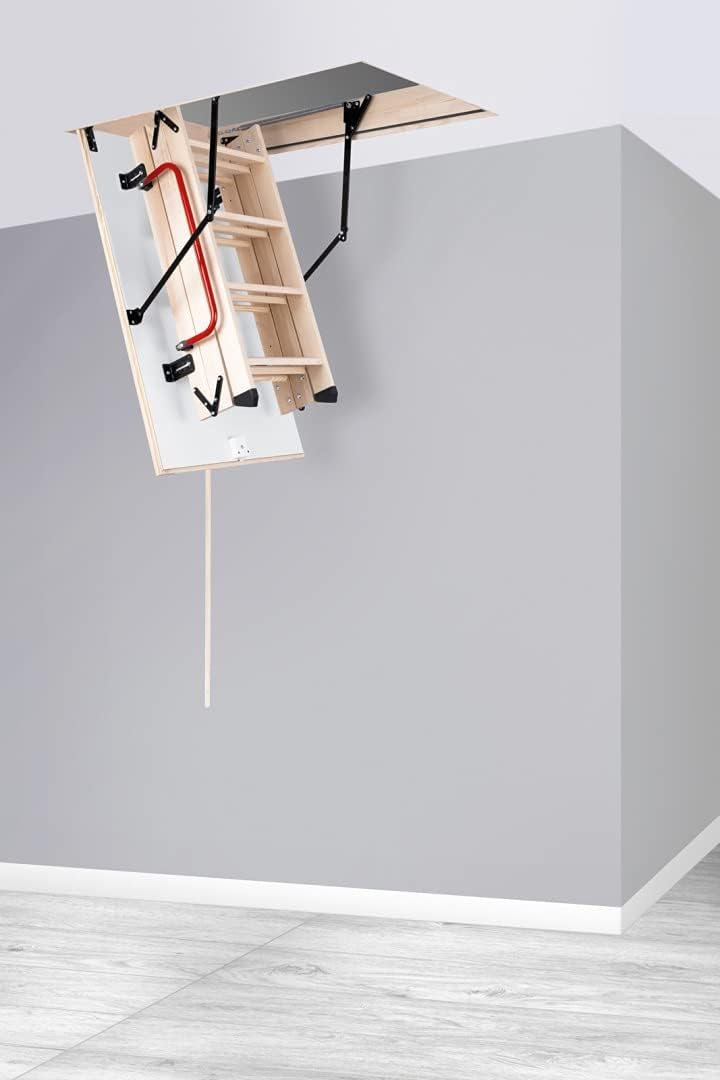 Bodentreppe Speichertreppe Gedämmte Dachbodentreppe U=1,22 W/m2K Termo PS Holz Raumhöhe 280cm Wärmeg