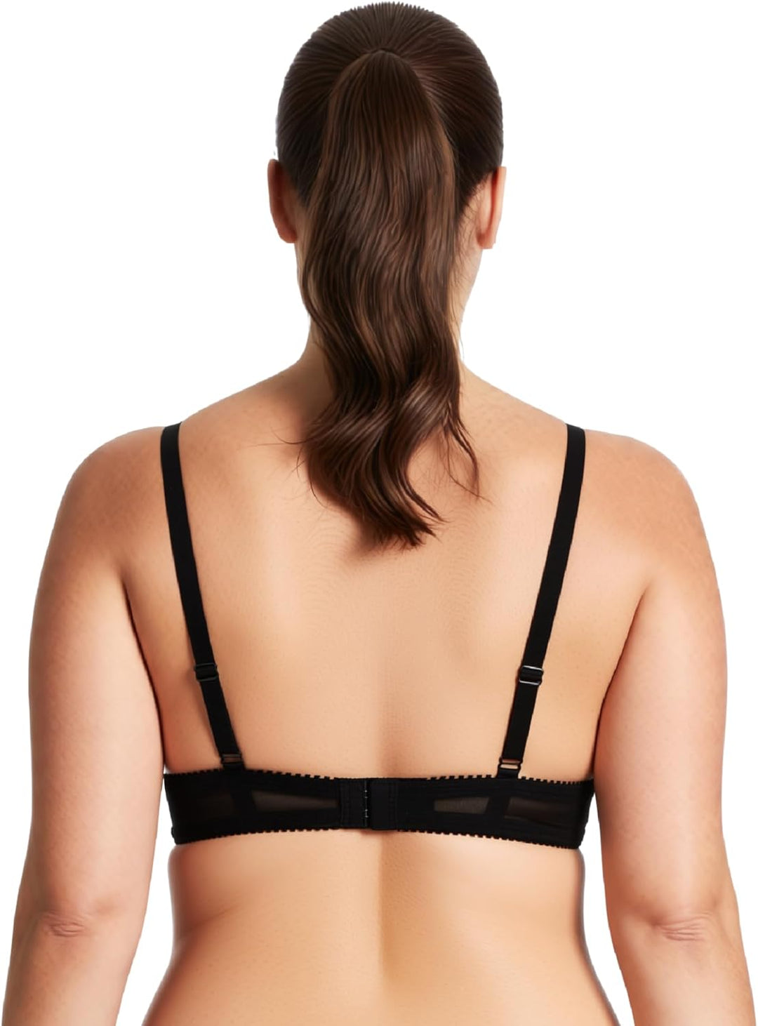 Curve Muse Damen Leicht gepolstert in Übergrösse Vollständige Abdeckung Bügel Spitzen-BH-2PK 70F Lav