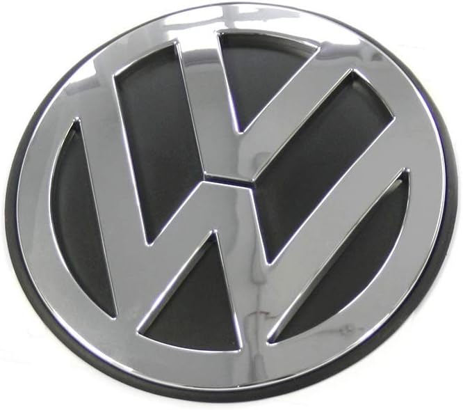 Volkswagen 1C0853630MULM Emblem Logo Zeichen Chrom/schwarz