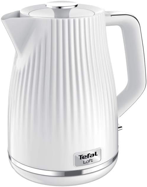 Tefal Wasserkocher Kunststoff 1,7 l 2400 W Elektrisch Teekocher Wasserkessel Loft Weiss | Herausnehm