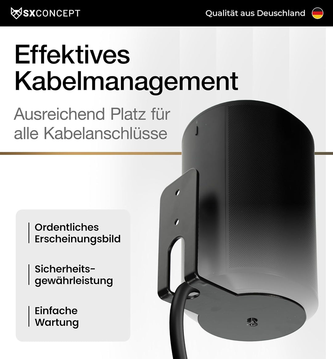 SX-Concept® - Era 100 Wandhalterung | Sonos Wandhalterung für Sonos Era 100 | Gerade-Variante | plat