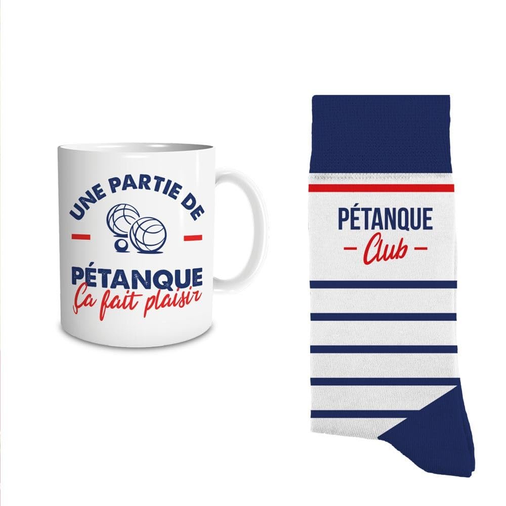 p2g Petanque Club Tasse mit Socken