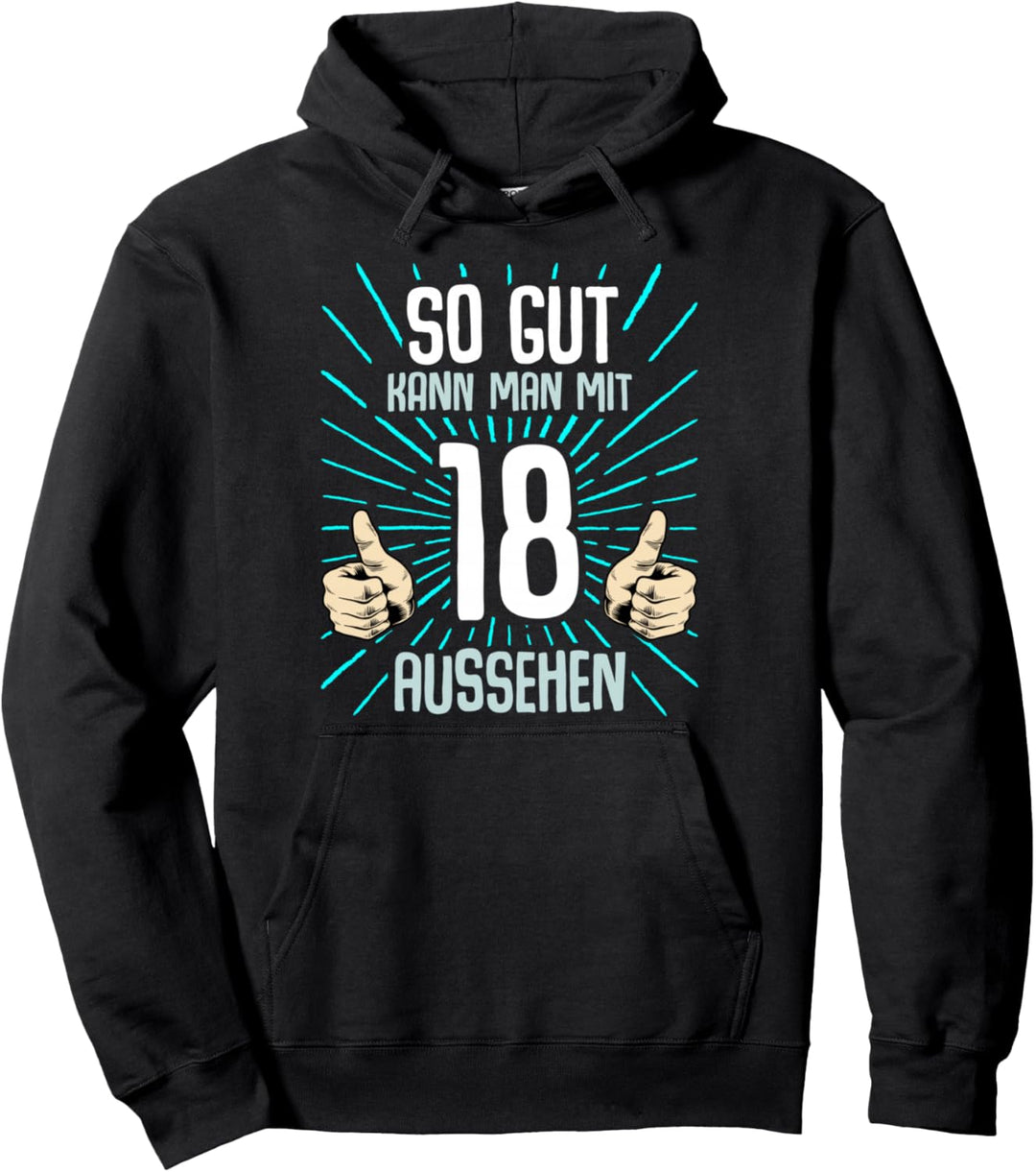 18. Geburtstag Junge Mädchen 18 Jahre 2006 Lustig Geschenk Pullover Hoodie