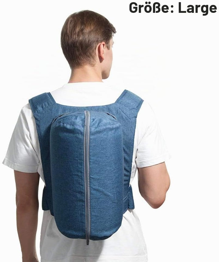 WoodyKnows 2023 Neu verbesserter Seitenschlaf-Rucksack │ Anti-Schnarch-Hilfslösung │ Schlafposition-