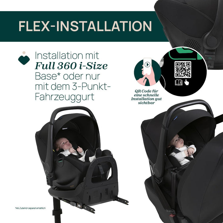 Chicco Kory Essential I-Size Autositz von 40 cm bis 85 cm, Gruppe 0+ für Babys, zugelassen nach ECE
