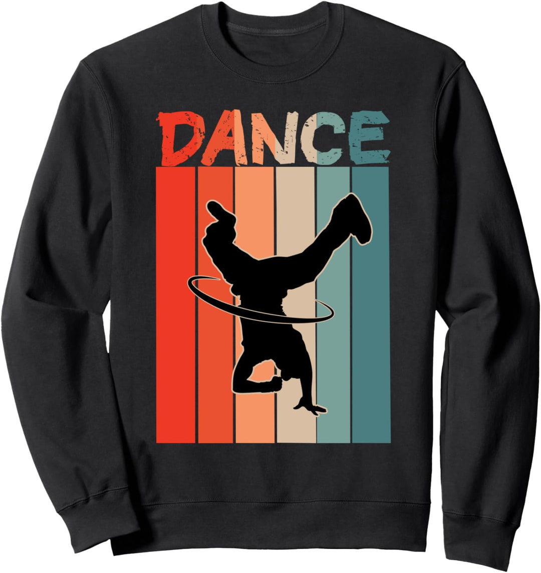 Breakdance B-Boy Retro Tänzer Sweatshirt