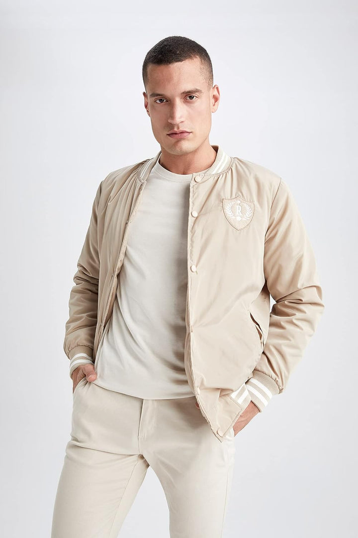 DeFacto Herren Jacket S Stone, S Stone