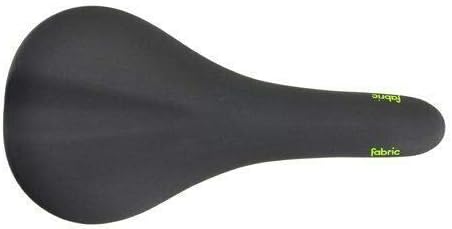 Fabric Scoop Elite Shallow Cro-Mo Rails Road MTB Saddle, Black and Green, VL1791