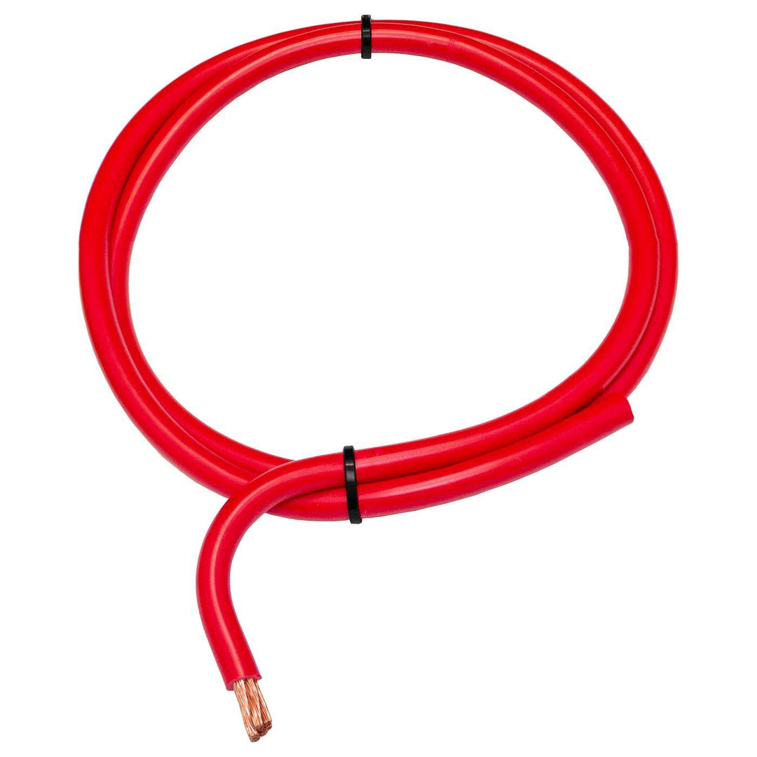5m FLY Fahrzeugleitung Rot 16mm² rund Kabel Litze KFZ Stromkabel