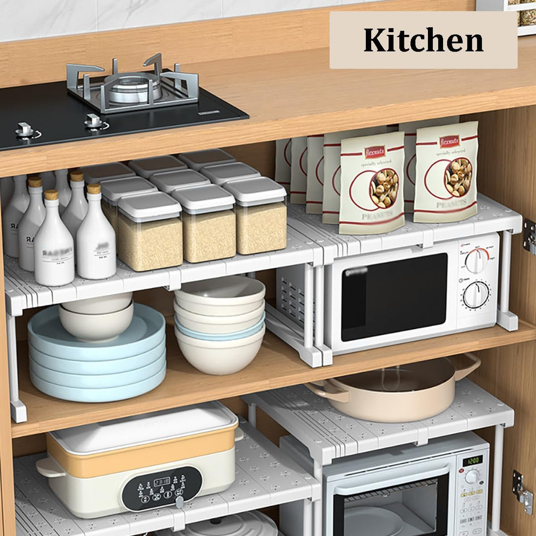 Küchenschrank Organizer Erweiterbar Lagerregal Verstellbares Separator Schuhe Regaltrenner Organizer
