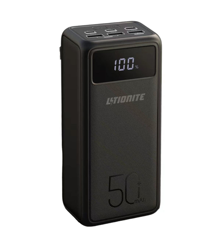 LITIONITE Raiden 100W / 56.000mAh Power Bank USB-C PD (bis zu 100W) + USB-A (bis zu 18W) - Tragbarer
