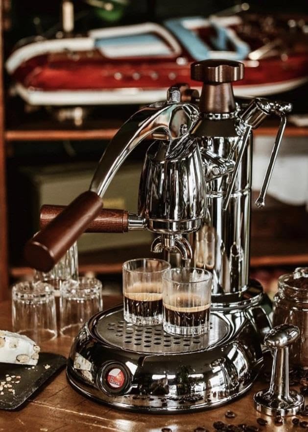 La Pavoni Lever Handle Coffee Maker with a Capacity of 0.8l from Smeg Stradivari Europiccola Lusso L