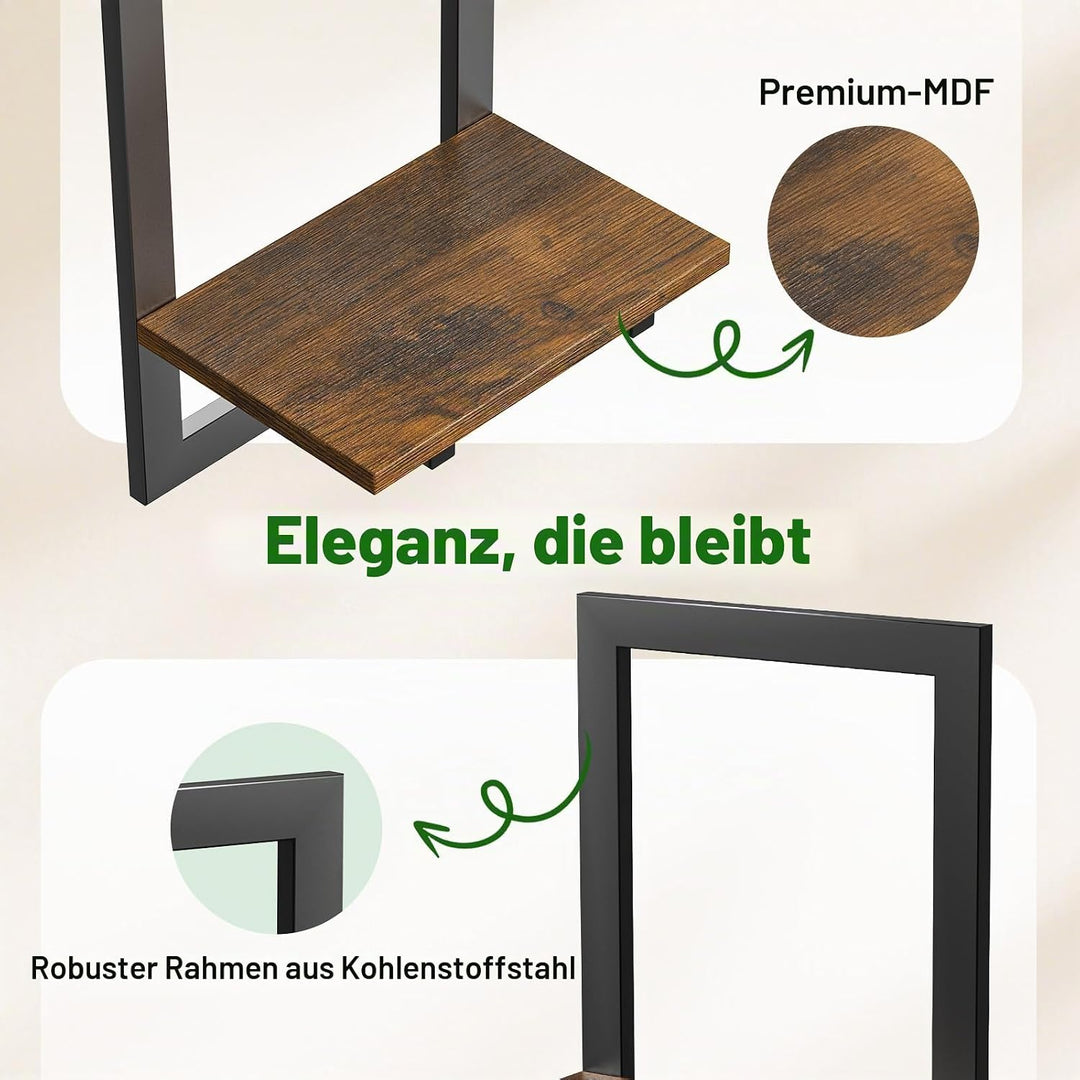 Housolution 2 Pack Wand Pflanzenhalter, Bilderrahmen Design Pflanzenregal | Wand Pflanzgefässe für Z