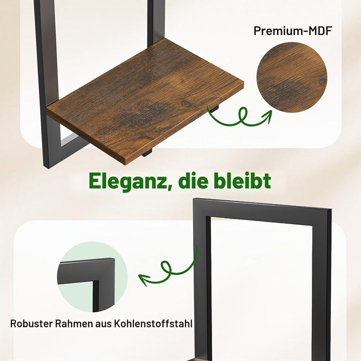Housolution 2 Pack Wand Pflanzenhalter, Bilderrahmen Design Pflanzenregal | Wand Pflanzgefässe für Z