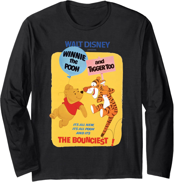 Walt Disney Presents Winnie the Pooh and Tigger Poster Langarmshirt