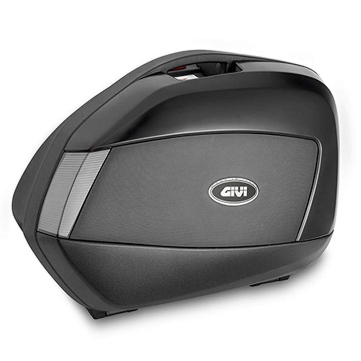 V35 Seitenkoffersatz Monokey® Side Tech mit Cover schwarz Uni oder Max. Zuladung 10 kg 34L Schwarz m