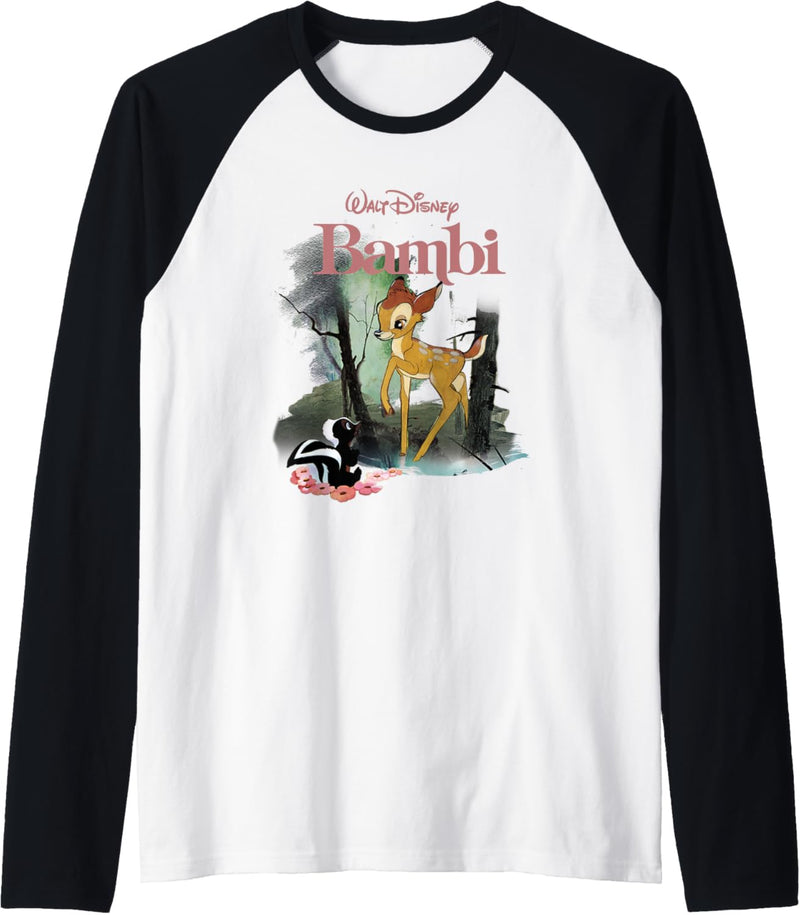 Disney Bambi and Flower Forest Raglan