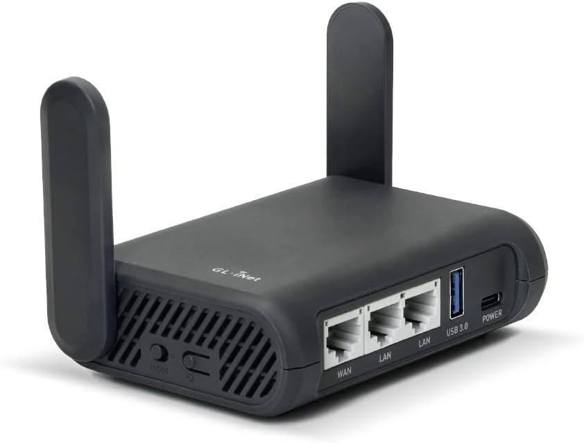 GL.iNet GL-A1300 (Slate Plus) Wireless VPN Travel Router– Easy to Setup, Connect to Hotel WiFi & Cap