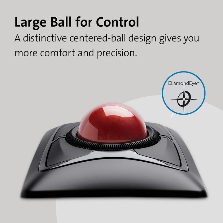 Kensington Expert Mouse, Kabellose Computermaus mit Trackball, Verbindung über Bluetooth® 4.0 LE ode