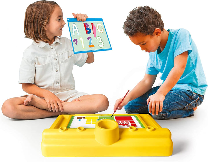 Clementoni 16340 Sapientino Aktivitätstisch Spiel 3 Jahre (italienische Version), Montessori-Bankett