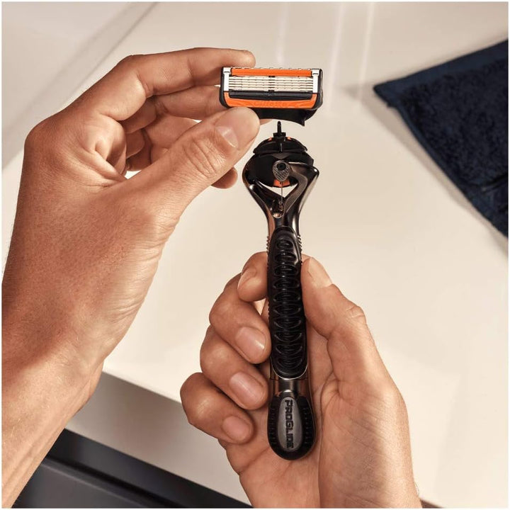 Gillette ProGlide Power Rasierklingen, 4 Ersatzklingen für Nassrasierer Herren mit 5-fach Klinge, 4e