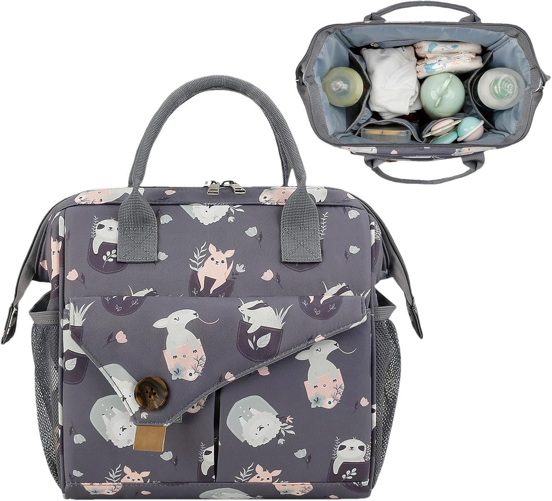 Wickeltaschen – grosse Wickeltasche mit mehreren Fächern – geteilte grosse Reise-Wickeltasche, multi
