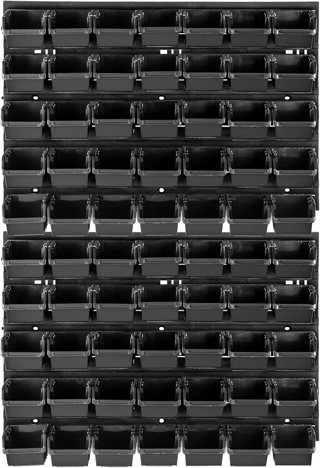 KADAX Werkstattwandregal, 58x78cm Lagersystem aus robustem Kunststoff, UV-Resistentes Werkstattregal