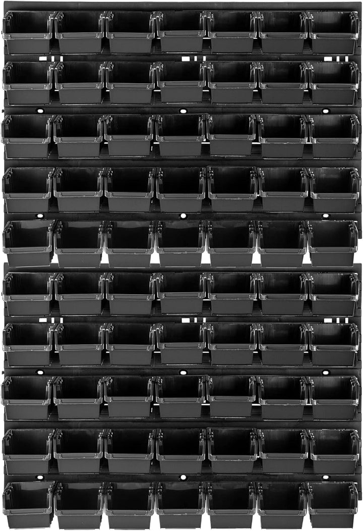 KADAX Werkstattwandregal, 58x78cm Lagersystem aus robustem Kunststoff, UV-Resistentes Werkstattregal