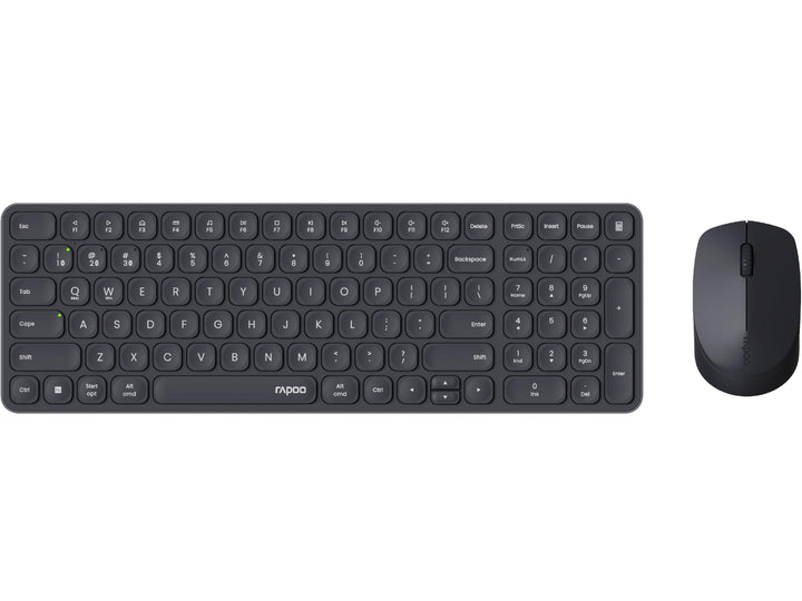 Rapoo 9310M kabelloses Tastatur-Maus Set Wireless Deskset 2400 DPI Sensor bis zu 12 Monate Batteriel