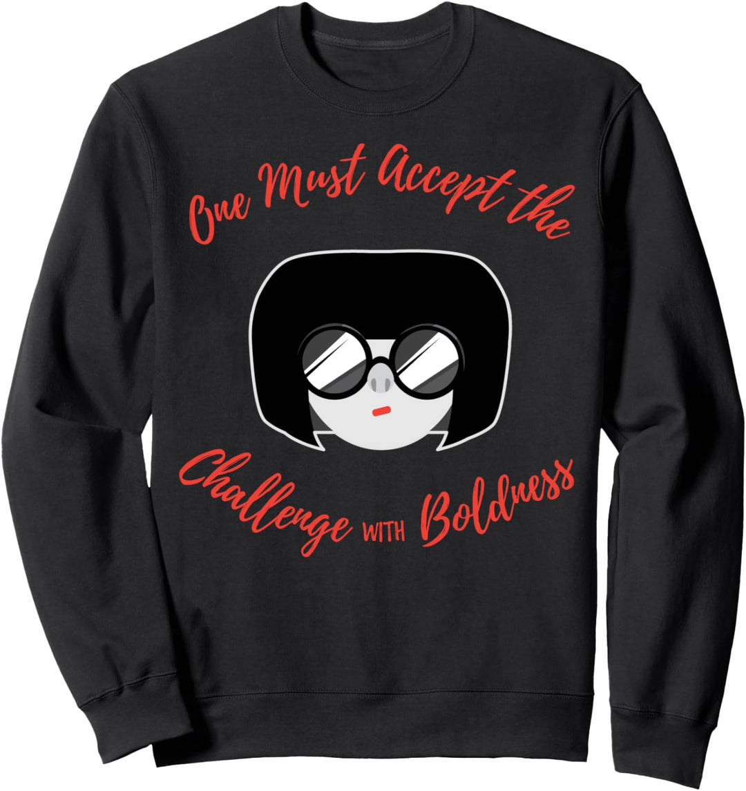 Disney Pixar Incredibles 2 Edna Mode Accept The Challenge Sweatshirt