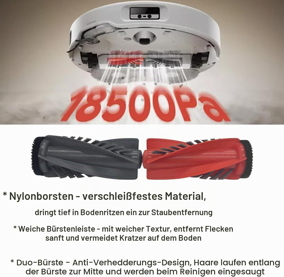 Zubehörset für Roborock Qrevo Curve/Qrevo Edge/Qrevo Curv S5X/ Qrevo Edge S5A/ P20 Pro Saugroboter,