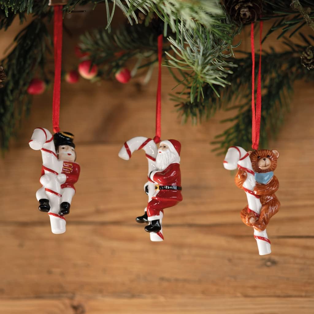 Villeroy & Boch - Nostalgic Ornaments Ornamente Zuckerstange Set 3-teilig Bunt, Ornament, Baumschmuc