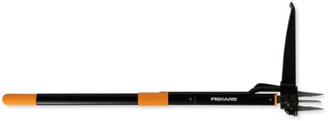 Fiskars Unkrautstecher, Mehrfarbig, Länge 100cm Stiel: Fix Single, Stiel: Fix Single