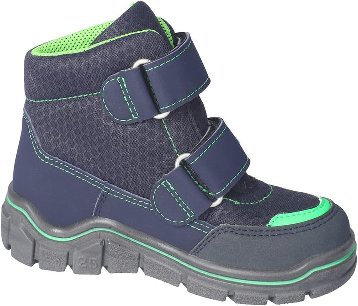 RICOSTA Jungen Winterstiefel Calix | Kinder Boots | WMS:Mittel | Sympatex 28 EU Blau 170, 28 EU Blau