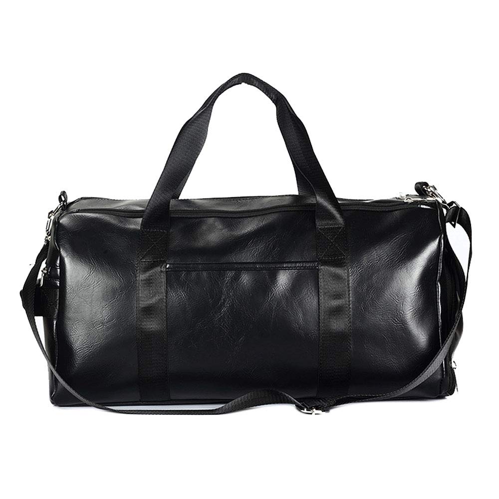 Vmokki Sporttasche mit Schuhfach Nassfach Reisetasche aus PU Leder Gross Wasserdicht Fitnesstasche W