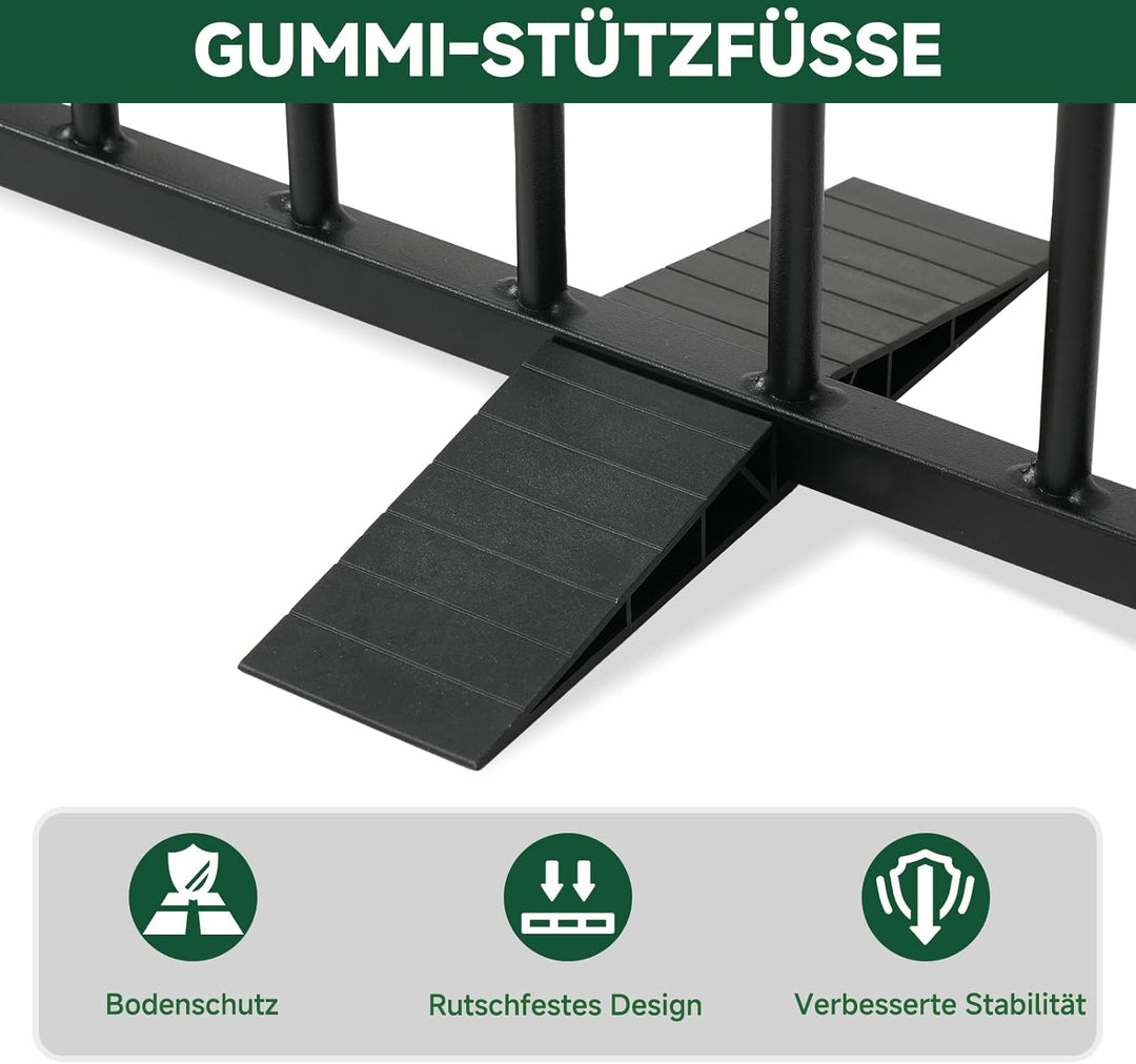 Snagle Paw Vollmetall Freistehend Absperrgitter, Indoor Hundegitter mit Bodenschonenden Stützfüssen,