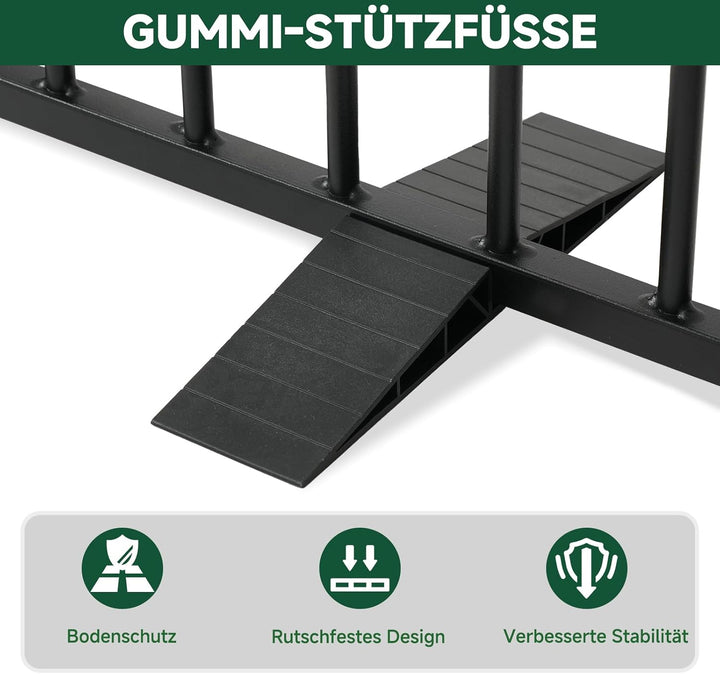 Snagle Paw Vollmetall Freistehend Absperrgitter, Indoor Hundegitter mit Bodenschonenden Stützfüssen,