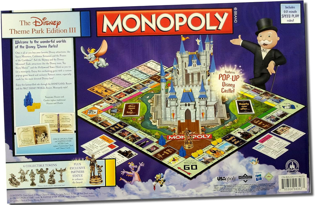 Disney Theme Park Edition III Monopoly Game by Hasbro