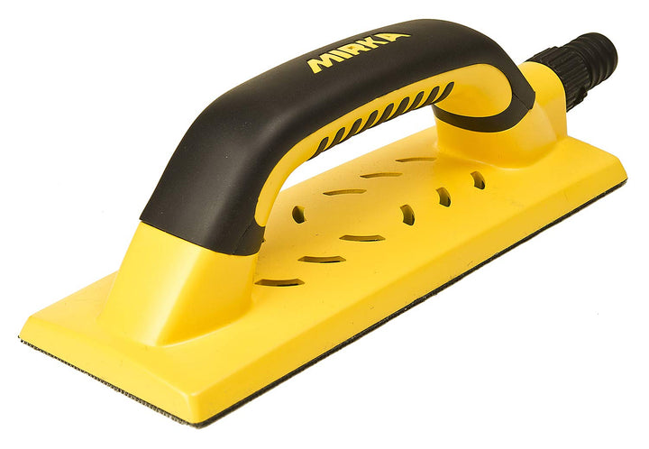 Mirka Roundy Handschleifer Starter-Kit inkl.15xNetz-Schleifscheiben(Ø 150mm),Absaugschlauch,Schleifb