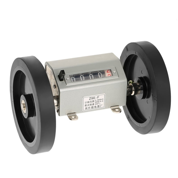 Meterzähler, Rollendes Rad 5 Digits 0-9999.9 Längenzähler Max. Geschwindigkeit 350 U/min zum Aufzeic